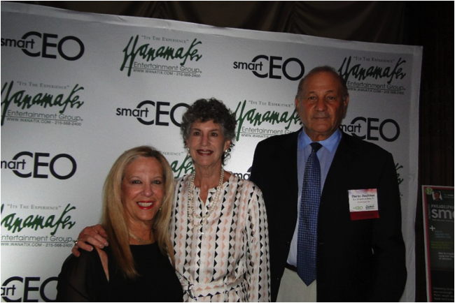 Linda McAleer with Sponsor Shechtman Marks Devor PCI at 2015 Brava Award Ceremony